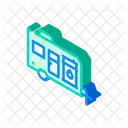 Trailer Water Isometric Icon