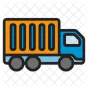 Trailer Truck Shipping Icon