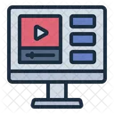 Trailer Video Computer Icon