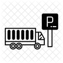 Trailer Parking Trailer Park Parked Trailer Icon