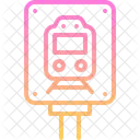 기차 지하철 기차역 아이콘
