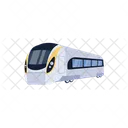 A Handy Flat Vector Design Of Train Icon