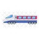 A Handy Flat Vector Design Of Train Icône