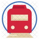 Train Railway Sign Icon