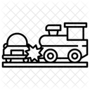 Crash Transportation Railway Icon