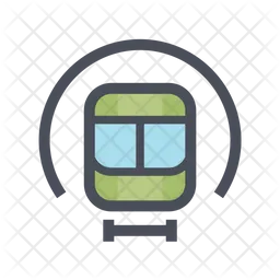 Train and Tunnel  Icon