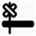 Train Barrier Crossing Safety Icon