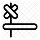 Train Barrier Crossing Safety Icon