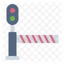 Train Barrier Railway Gate Icon