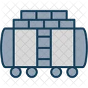 Cargo Train Subway Icon