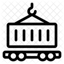 Conteneur De Ligne Fret Fret Icône