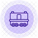 Icone Ligne De Train De Cargo Icon
