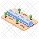 Railway Vehicle Train Transport Icon