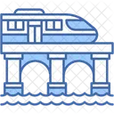 Train Locomotive Track Icon