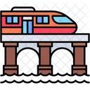 Train Locomotive Track Icon