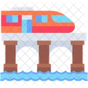 Train Locomotive Track Icon