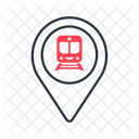 Train Station Location Icon