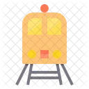 Rilroad Trip Train Subway Icon