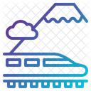 Train Transport Tunnel Icon