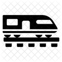 Subway Electric Train Tram Icon