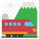 Train Transport Tunnel Icon