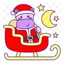 Hippo River Horse Lake Icon