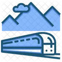 Train Transport Tunnel Icon