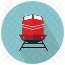 Train Front Railway Track Train Transport Icon