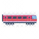 A Handy Flat Vector Design Of Train Icon