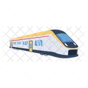 A Handy Flat Vector Design Of Train Icon