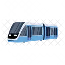 A Handy Flat Vector Design Of Train Icon