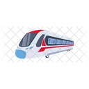 A Handy Flat Vector Design Of Train Icon