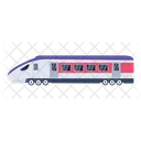 A Handy Flat Vector Design Of Train Icon