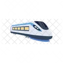 A Handy Flat Vector Design Of Train Icon