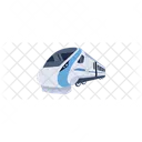 A Handy Flat Vector Design Of Train Icon