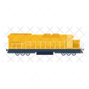 A Handy Flat Vector Design Of Train Icon