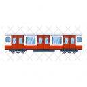 A Handy Flat Vector Design Of Train Icon