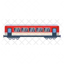 A Handy Flat Vector Design Of Train Icon