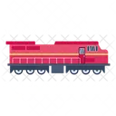 A Handy Flat Vector Design Of Train Icon
