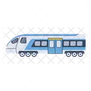A Handy Flat Vector Design Of Train Icon