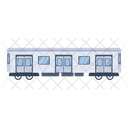 A Handy Flat Vector Design Of Train Icon