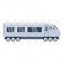 A Handy Flat Vector Design Of Train Icon