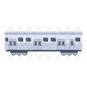 A Handy Flat Vector Design Of Train Icon