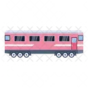 A Handy Flat Vector Design Of Train Icon