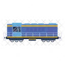 A Handy Flat Vector Design Of Train Icon