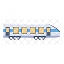 A Handy Flat Vector Design Of Train Icon