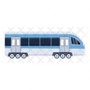 A Handy Flat Vector Design Of Train Icon