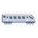 A Handy Flat Vector Design Of Train Icon