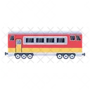 A Handy Flat Vector Design Of Train Icon