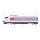 A Handy Flat Vector Design Of Train Icon